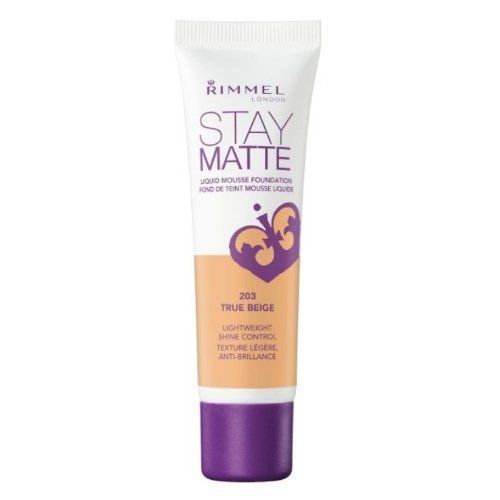 Rimmel London Stay Matte Liquid Mousse Foundation True Beige 30ml